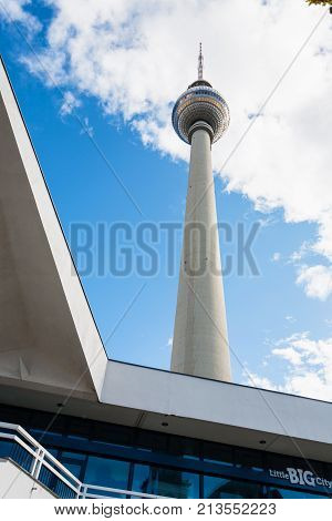 View Of Fernsehturm Tv Tower From Alexanderplatz
