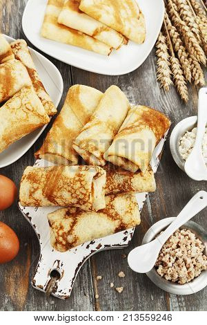 Homemade  Stuffed сrepes