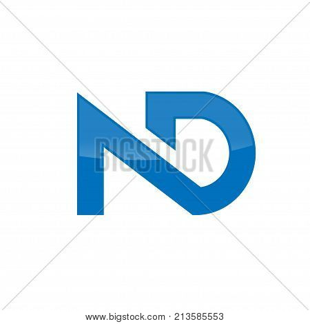 creative elegant letter ND logo concept, ND letter, ND symbol