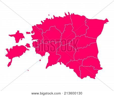 Map Of Estonia