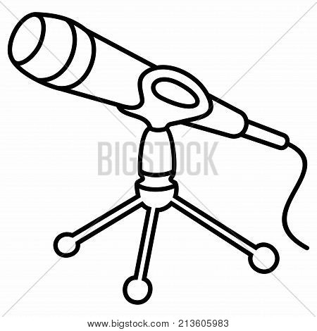 Tripod Microphone Stand Holder Mic Podcasts Conferences