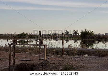 lake near marjal de Valencia