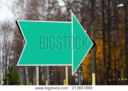 The Pointer Sign In A Natural Area