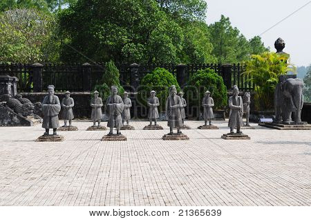 Hrobka císaře Khai Dinh, Hue, Vietnam
