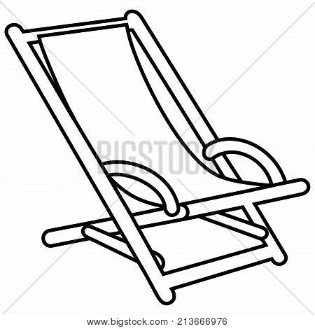 Summer Folding Beach Comfortable Relaxation Chair Deckchair