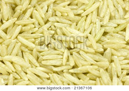 Ubehandlede tør brune basmatiris, stammer fra den indiske Basmati frø.