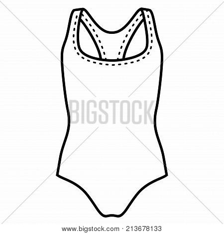 Women's Female Sports Training Swimming Swimmer Costume Swimsuit