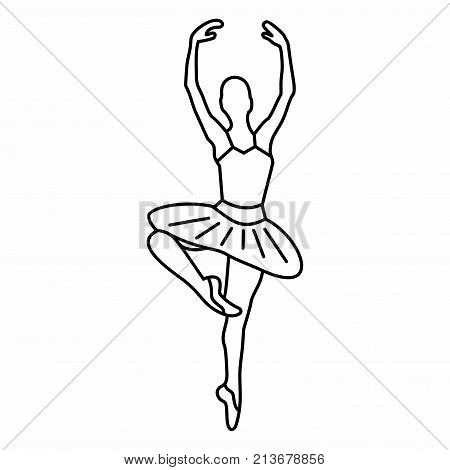 Woman Ballerina Ballet Female Elegance Dance Grace Silhouette