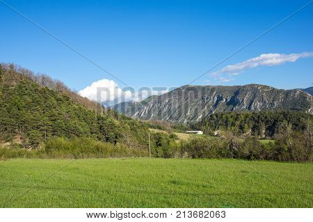 Mountains of Regional nature park of the Azure PreAlps France