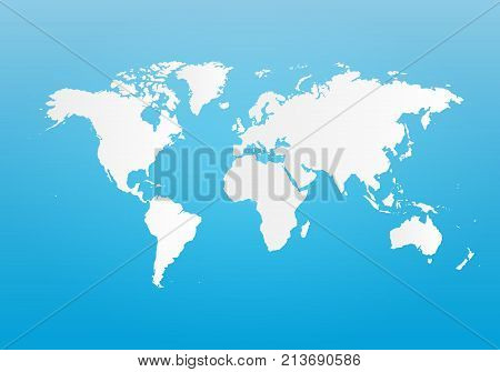 World Map Vector Globe Template For Website, Design, Cover, Annual Reports