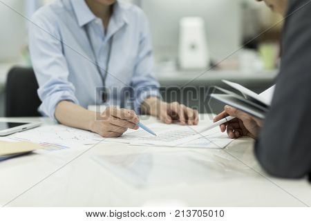 Meeting of work