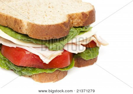 Eine große Türkei-Sandwich