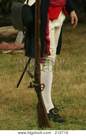 โคโลเนียล revolutionary ทหารสงคราม Reenactment