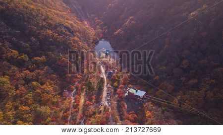 Autumn of Naejangsan National Park South Korea