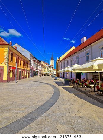 Town Of Cakovec Square And Landmarks Panoramic View