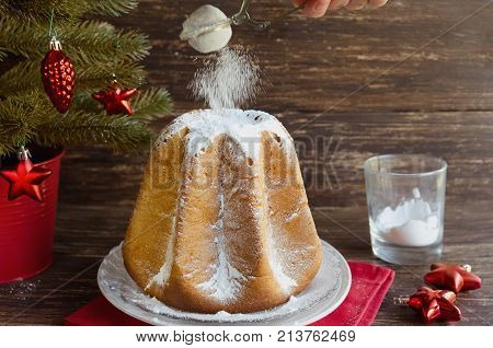Pandoro Cake Background