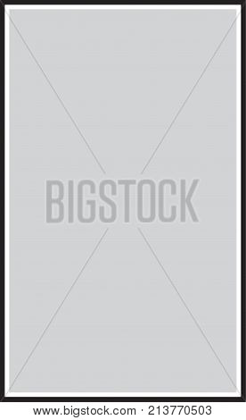 Vector frame for photos and pictures, photo collage, photo puzzle black and white