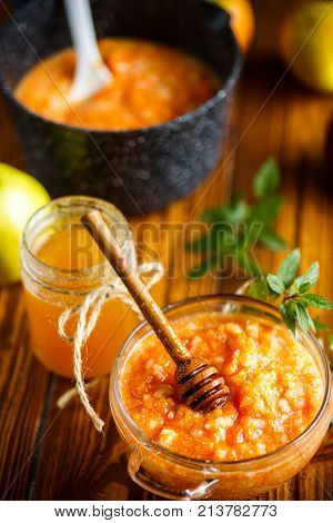 Sweet Pumpkin Porridge With Honey