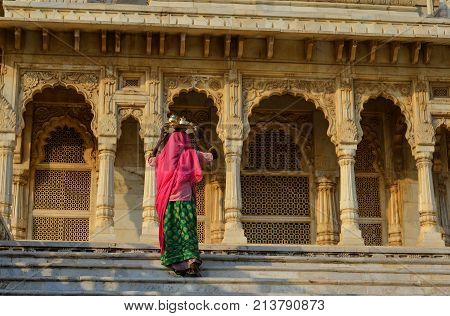 The Jaswant Thada Temple In Jodhpur, India