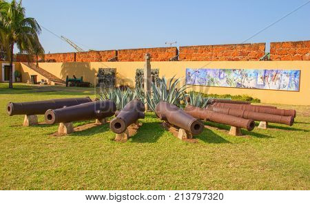 MAPUTO, MOZAMBIQUE - APRIL 29: Old portugese fort in Maputo, Mozambique on April 29, 2012. 