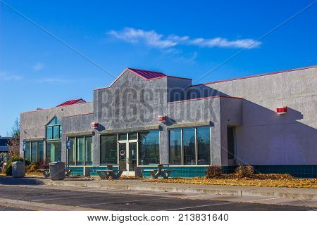 Abandoned Failed Business Building From Recent Recession