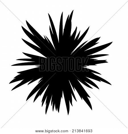 Black and White Flowers Silhouette, Spring and Valentines Day, Abstract Imprints Silhouettes of Meadow Chamomiles Artwork for Textiles, Fabrics
