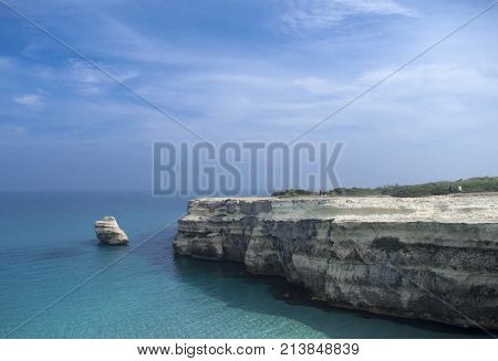 South Italy: Rocks and sea of Puglia