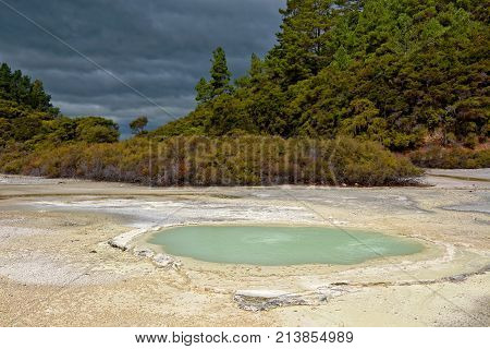 Norris Geyser Basin, Yellowstone National Park, Wyoming, Usa
