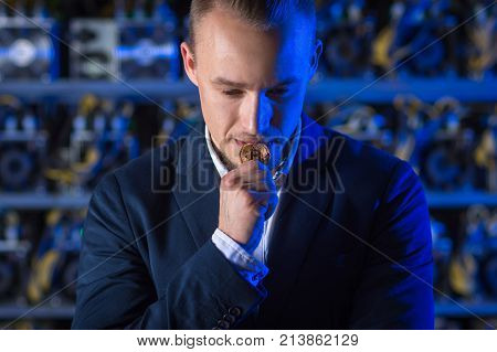 miner bitcoin cryptocurrency farm mining virtual money