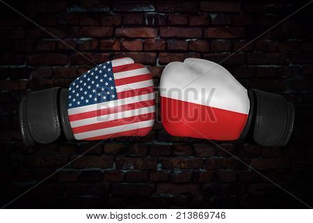 A Boxing Match Between The Usa And Russia