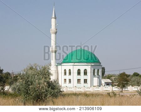 Grand mosque in the  Feodosiya. Crimea, Russia