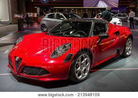 Alfa Romeo 4C Spider Sports Car