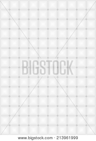 White mosaic background with square and circle