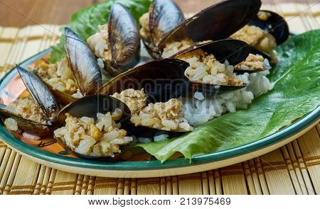 Turkish Midye Dolması