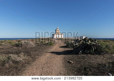 Lighthouse On The Island Of Tabarca, Santa Pola, Alicante