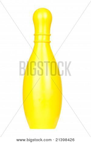 Bolo plástico amarillo