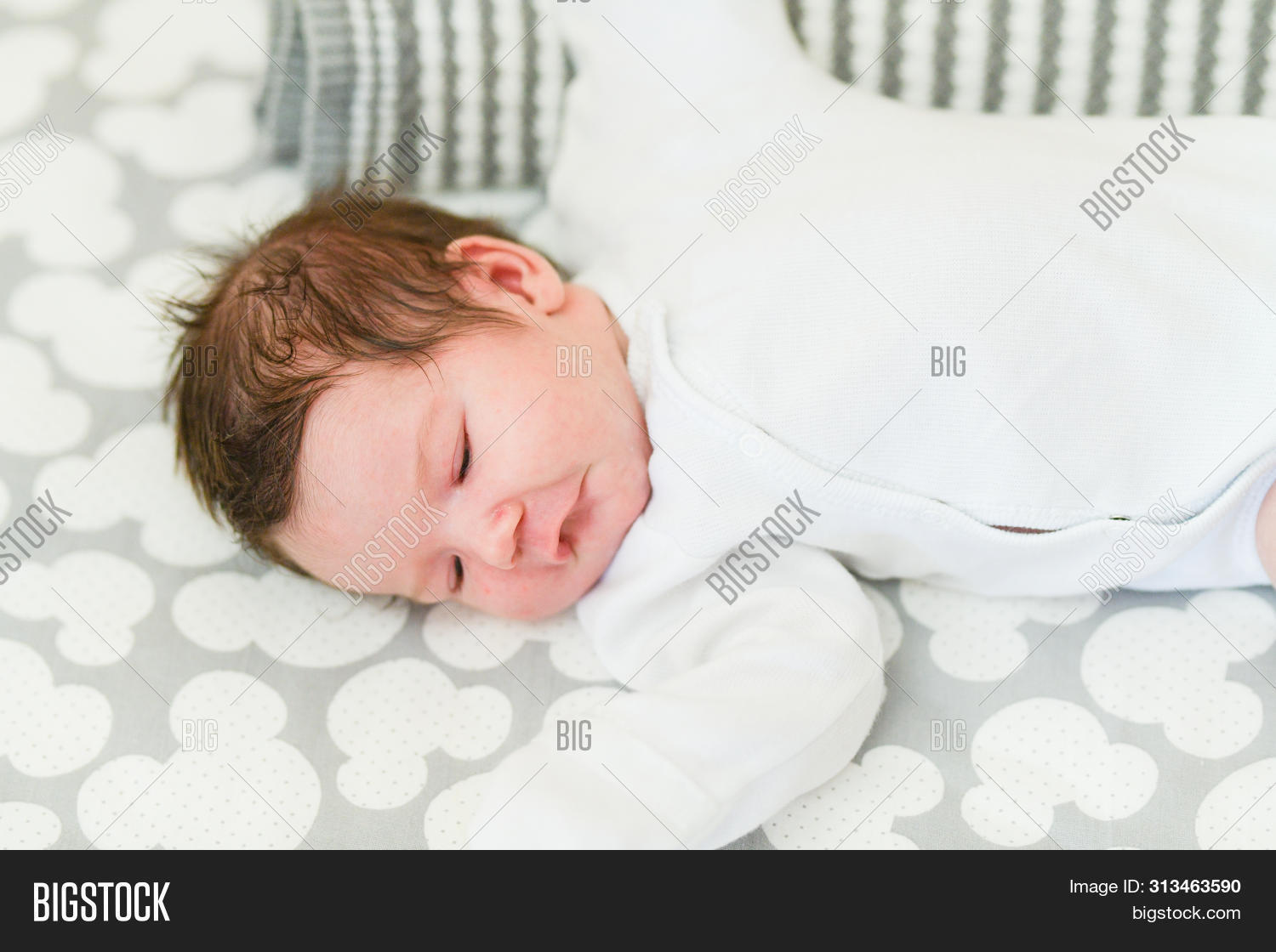 Baby Sleeps Crib. Image & Photo (Free Trial) Bigstock