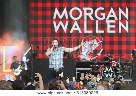 WANTAGH, NY - JUL 20: Morgan Wallen performs in concert during the 