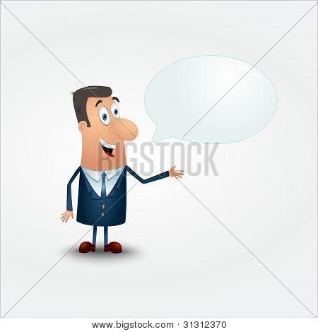 Homme d'affaires de Vector dans un costume