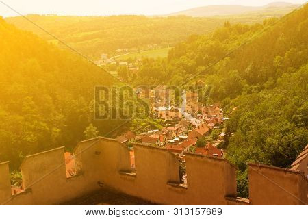 View On A Village In Czech Republic