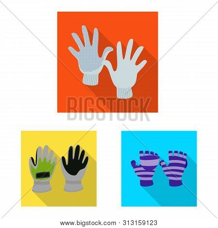 Vector Illustration Of Own And Textile Symbol. Collection Of Own And Safety Stock Vector Illustratio