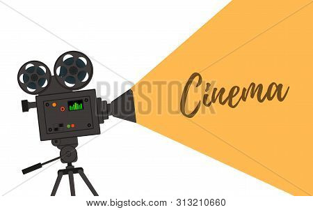 Vector Cinema Projector Illuminates The Light, Movie Seance