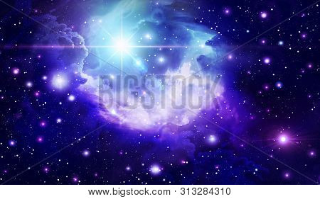 Abstract ,abstract, Space Background ,astronomy, Background ,black, Blue ,bright ,clouds ,space, Fan