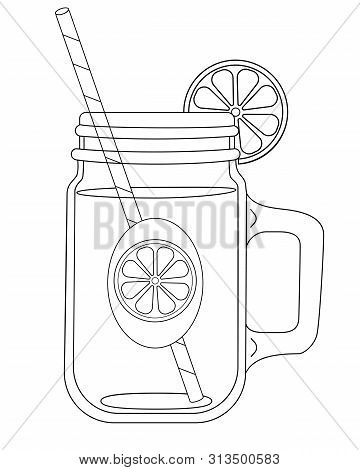 Summer Drinks For A Healthy Lifestyle - Juice, Fresh, Craft Drinks And Fruit Water. A Bottle With A 
