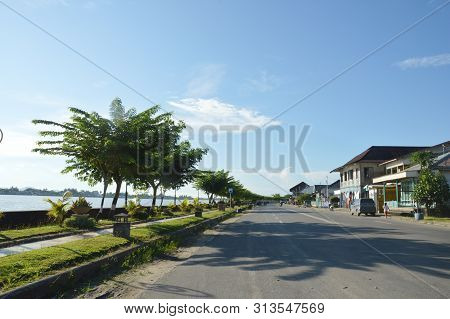 Downtown In Tanjung Selor Indonesia
