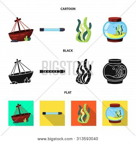 Vector Design Of Natural And Hobby Logo. Collection Of Natural And Interior Vector Icon For Stock.