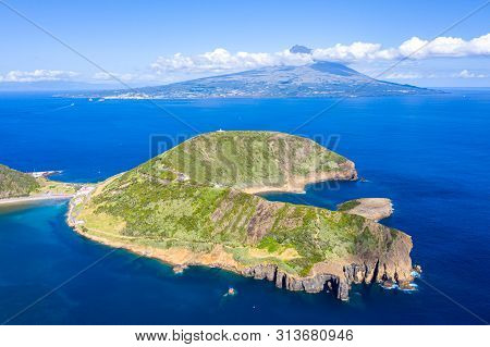 Nature Park Of Destructed Extinct Volcano Craters Of Caldeirinhas, Mount Guia Near Horta City, Faial