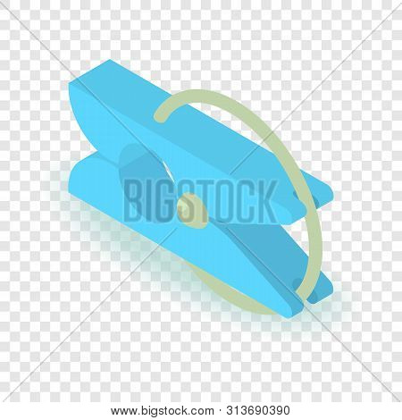 Clothespin Icon. Isometric Illustration Of Clothespin Vector Icon For Web