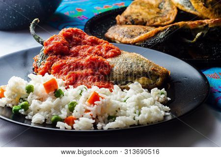 Mexican Stuffed Chili (chiles Rellenos)