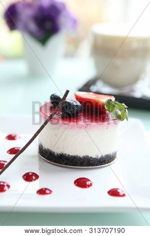 Strawberry Mousse Cake